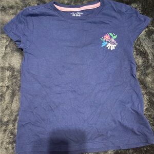 Epic Threads Navy Tee with Floral Accent